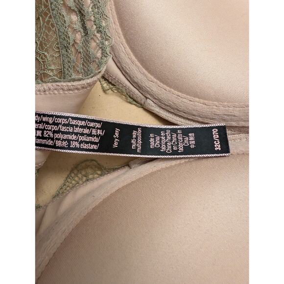 Victoria's Secret Very Sexy Multi-Way Bra Gray Padded Underwire Removable Straps - Picture 6 of 6